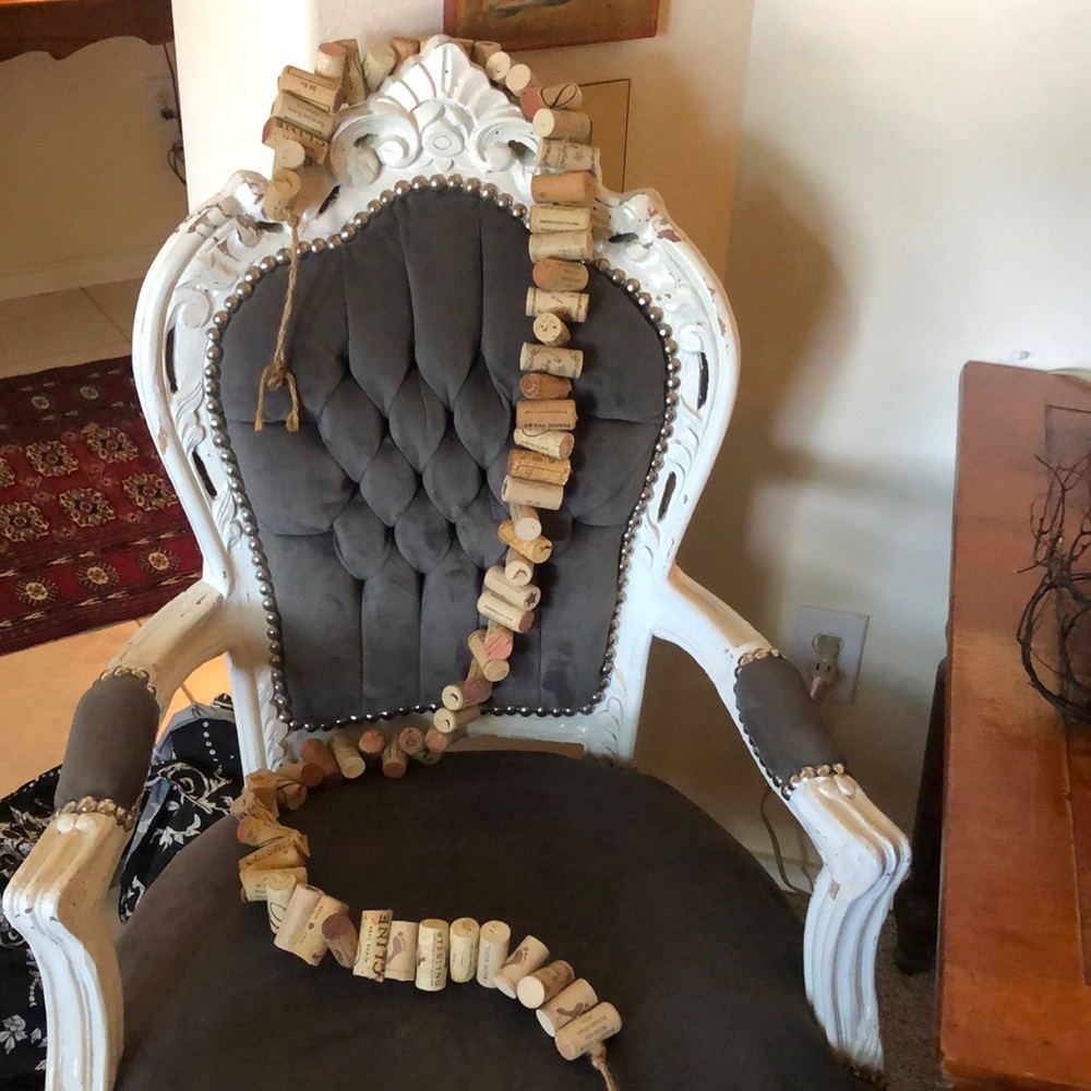 Wine cork garland
